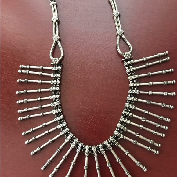 On HOLD Sterling silver statement necklace - Picture 2 of 4